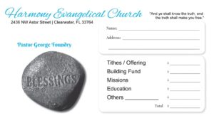 church business card