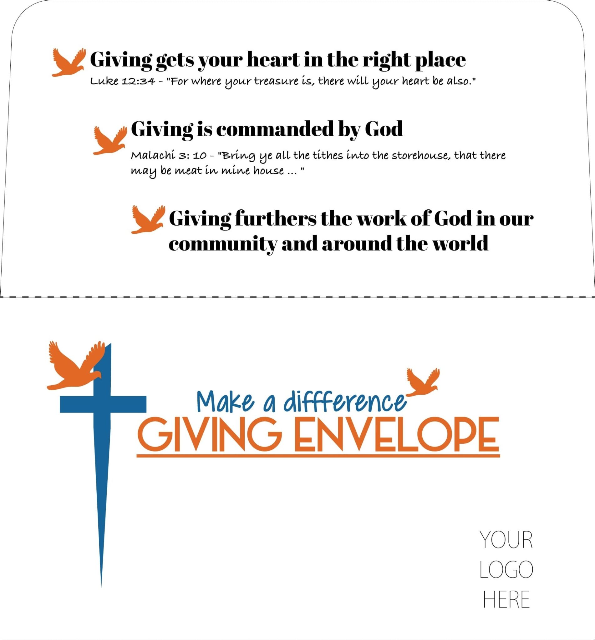 church business card